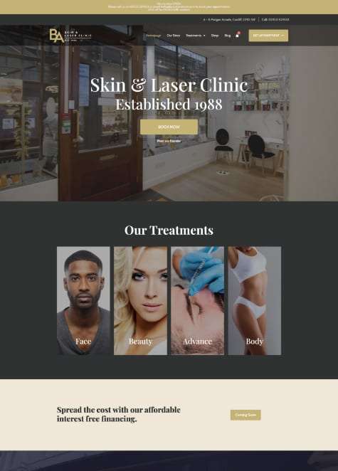 Cosmetic Clinic Website
