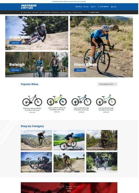 Cycling website