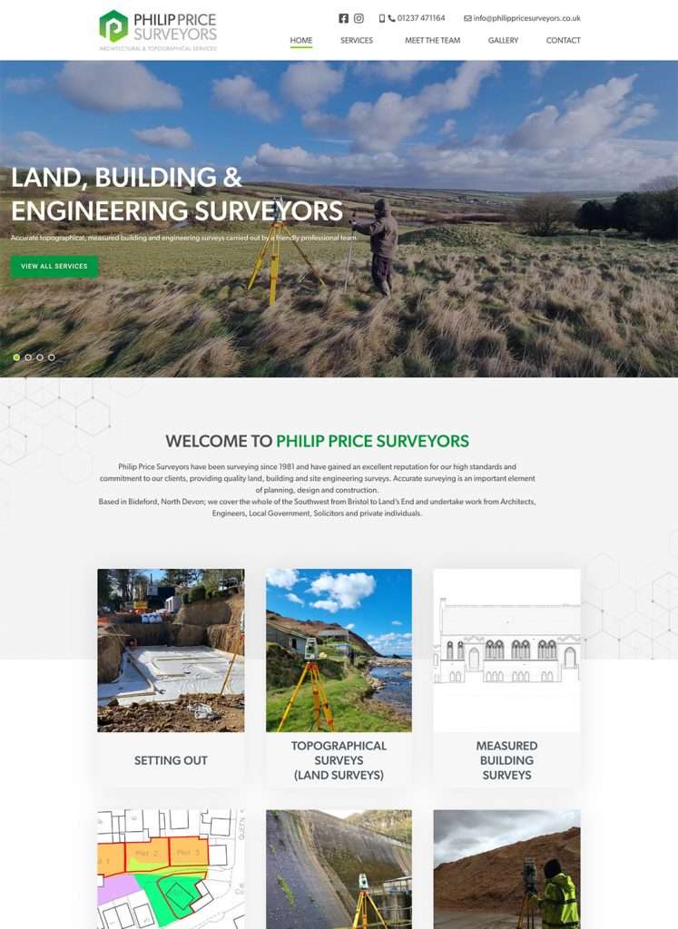 Philip Price surveying